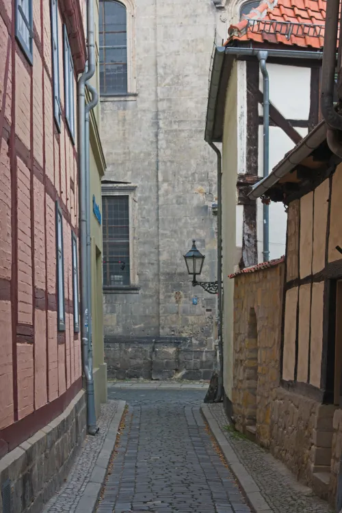 Wordgasse in Quedlinburg, Station 7 auf dem selbstgeführten Stadtrundgang