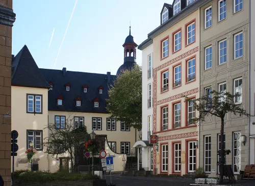 Florinsmarkt in Koblenz, stop 2 on the self-guided walking tour