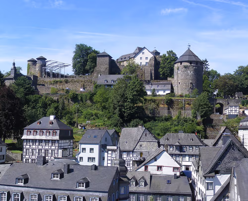 Burg Monschau, stop 1 on the self-guided walking tour