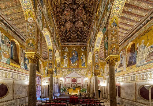 Palatine Chapel in Palermo, stop 2 on the self-guided walking tour