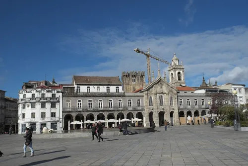 Praça da República in Braga, Station 6 auf dem selbstgeführten Stadtrundgang