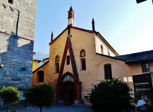 Collegiate Church of Sant'Orso in Aosta, stop 8 on the self-guided walking tour