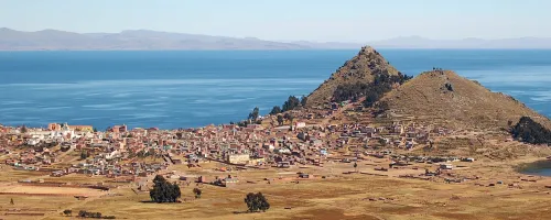 Cerro El Calvario i Copacabana, stop 3 på den selvguidede vandretur
