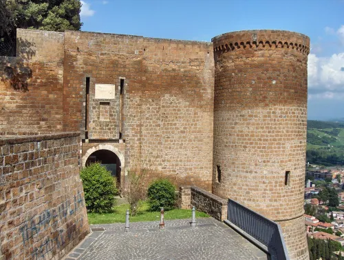Rocca Albornoziana in Orvieto, stop 1 on the self-guided walking tour