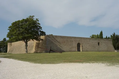 Fortezza Albornoz in Urbino, stop 1 on the self-guided walking tour