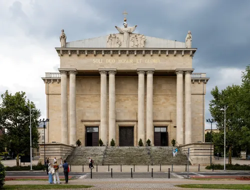 Cathedral of Christ the King in Katowice, stop 1 on the self-guided walking tour