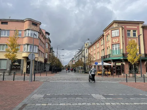 Vilniaus Street in Siauliai, stop 2 on the self-guided walking tour