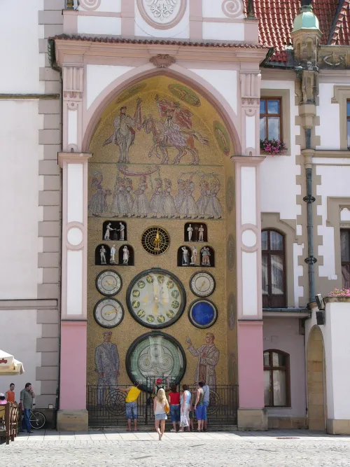 Olomouc Astronomical Clock, stop 6 on the self-guided walking tour