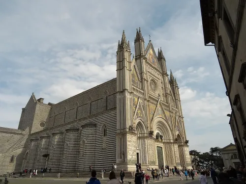 Orvieto Cathedral, stop 5 on the self-guided walking tour