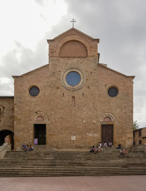 Collegiate Church of Santa Maria Assunta (Duomo) in San Gimignano, stop 4 on the self-guided walking tour