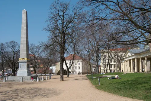 Denis Gardens in Brno, stop 2 on the self-guided walking tour