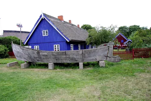 Ethnographic Fisherman's Homestead in Nida, stop 2 on the self-guided walking tour