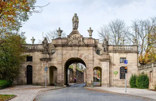 Paulustor in Fulda, stop 9 on the self-guided walking tour
