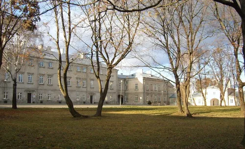 Zamoyski Palace in Zamosc, stop 8 on the self-guided walking tour