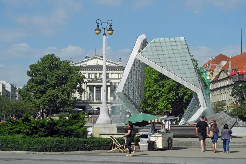Freedom Square in Poznan, stop 8 on the self-guided walking tour