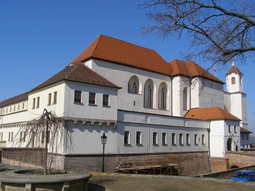 Špilberk Castle in Brno, stop 4 on the self-guided walking tour