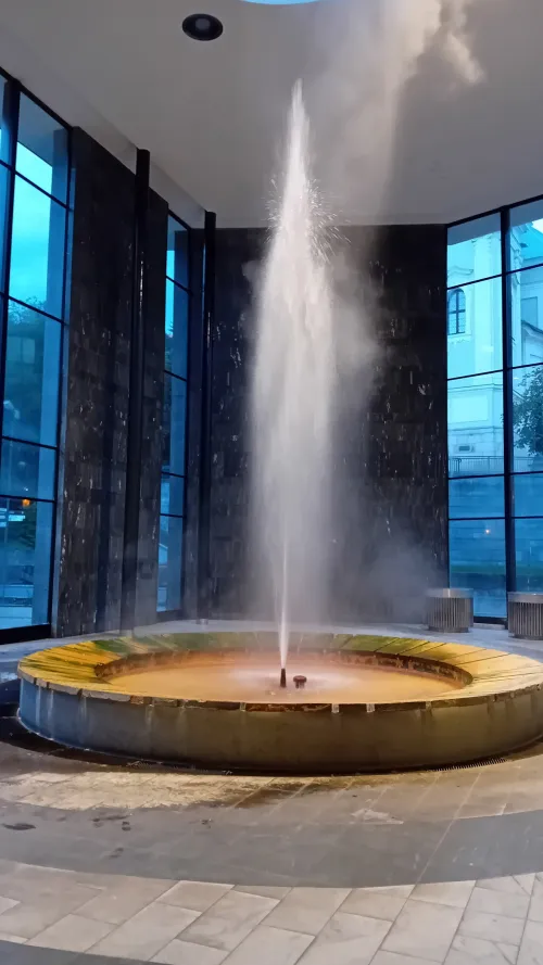 Hot Spring Geyser in Karlovy Vary, stop 4 on the self-guided walking tour