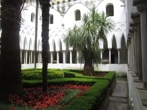 Cloister of Paradise in Amalfi, stop 5 on the self-guided walking tour