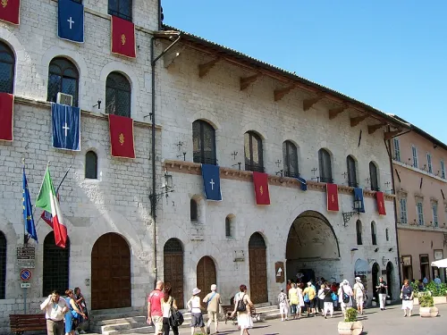 Palazzo dei Priori in Perugia, stop 3 on the self-guided walking tour