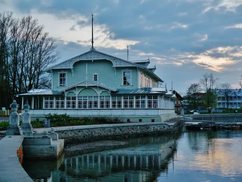 Kuursaal in Haapsalu, stop 5 on the self-guided walking tour