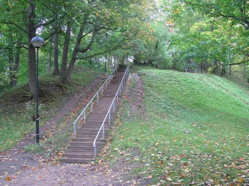 Toomemägi (Cathedral Hill) in Tartu, stop 5 on the self-guided walking tour
