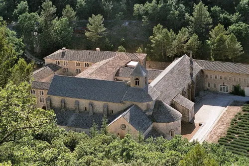 Sénanque Abbey in Gordes, stop 6 on the self-guided walking tour