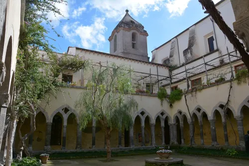 Cloister of San Francesco in Sorrento, stop 4 on the self-guided walking tour