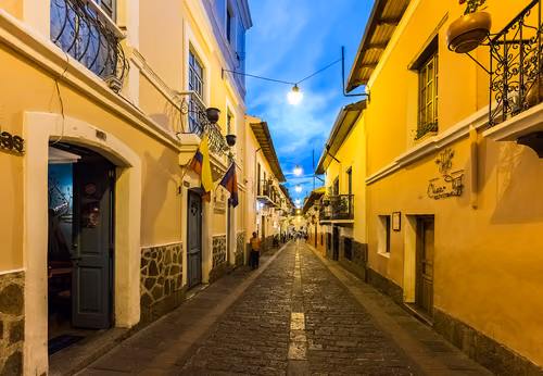 Calle de La Ronda in Quito, Station 12 auf dem Stadtrundgang auf eigene Faust