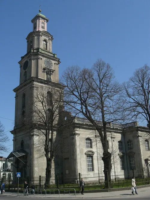Holy Trinity Cathedral in Liepaja, stop 4 on the self-guided walking tour