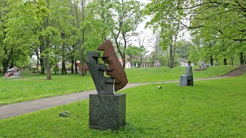 Klaipeda Sculpture Park, stop 7 on the self-guided walking tour