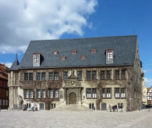 Marktplatz in Quedlinburg, Station 6 auf dem selbstgeführten Stadtrundgang