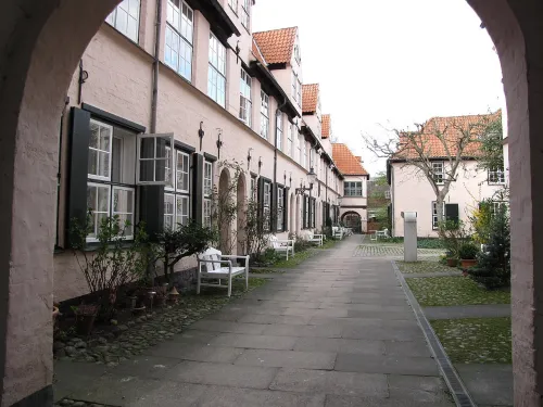Füchtingshof in Lubeck, stop 3 on the self-guided walking tour