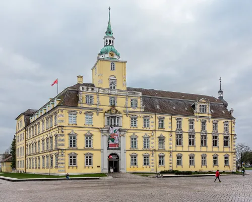 Schloss Oldenburg, stop 1 on the self-guided walking tour