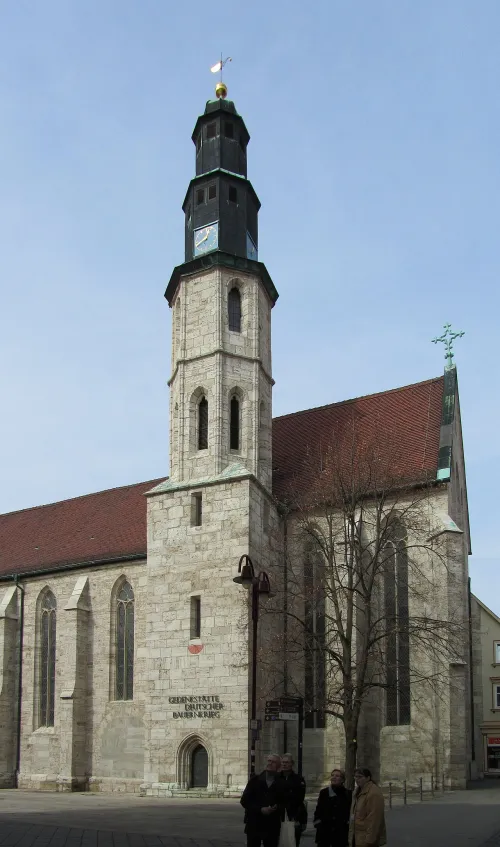 Kornmarktkirche (Peasants' War Museum) in Mühlhausen, stop 4 on the self-guided walking tour