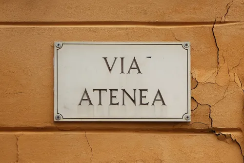 Via Atenea in Agrigento, stop 2 on the self-guided walking tour