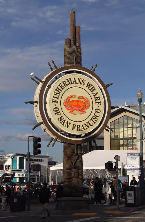 Fisherman's Wharf i San Francisco, stop 1 på den selvguidede vandretur