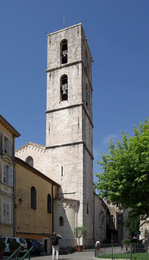 Grasse Cathedral, stop 4 on the self-guided walking tour