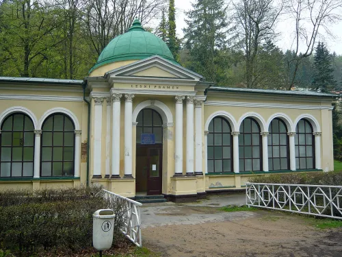 Forest Spring in Marianske Lazne, stop 6 on the self-guided walking tour