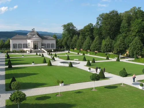 Melk Abbey Park, stop 2 on the self-guided walking tour