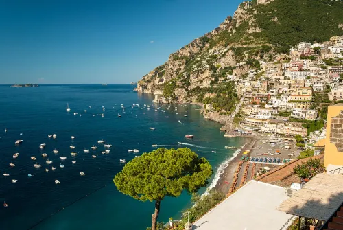Spiaggia Grande in Positano, stop 3 on the self-guided walking tour