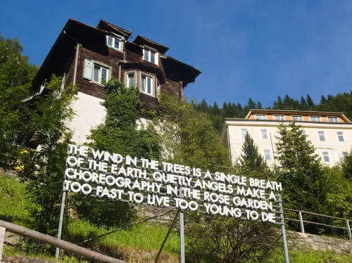 Quellenpark in Bad Gastein, stop 3 on the self-guided walking tour