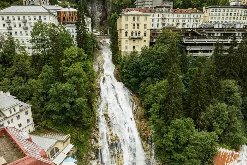 Bad Gastein Waterfall, stop 1 on the self-guided walking tour