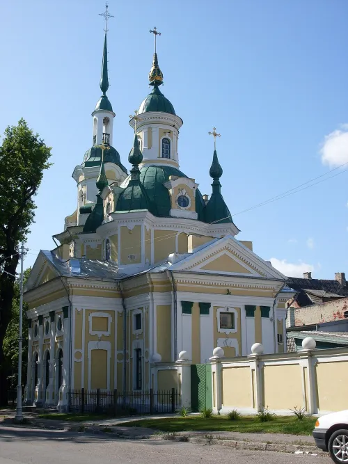 St. Catherine's Church in Parnu, stop 6 on the self-guided walking tour