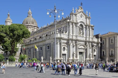 Cathedral of Saint Agatha in Catania, stop 4 on the self-guided walking tour