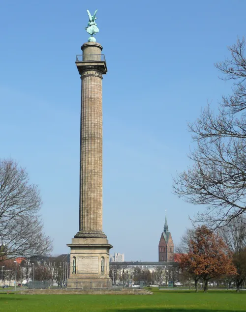 Waterloo Column in Hannover, stop 8 on the self-guided walking tour