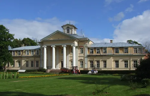 Krimulda Manor in Sigulda, stop 7 on the self-guided walking tour