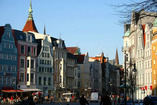 Kröpeliner Straße in Rostock, stop 2 on the self-guided walking tour