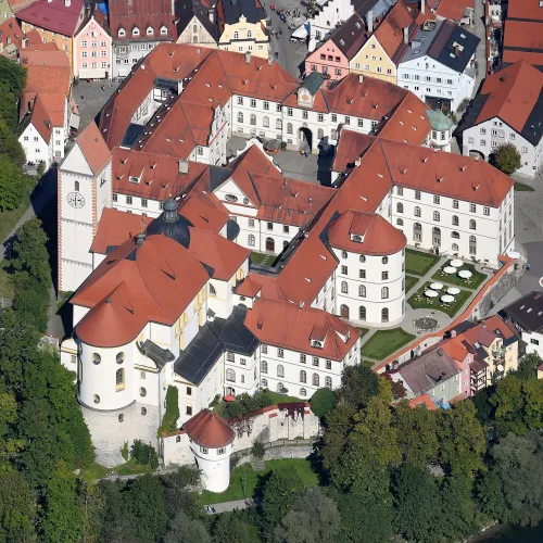 Kloster St. Mang in Fussen, stop 2 on the self-guided walking tour