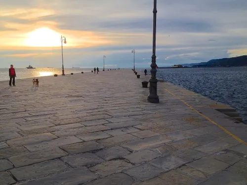 Molo Audace in Trieste, stop 3 on the self-guided walking tour