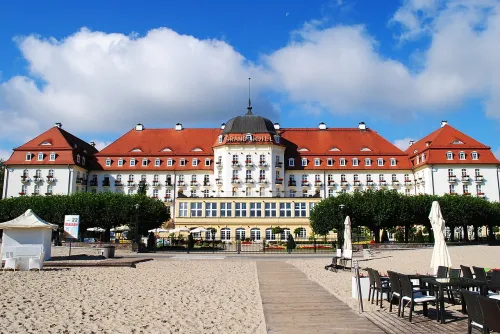 Grand Hotel Sopot, stop 7 on the self-guided walking tour